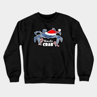 Christmas Matching Maryland Blue Crab Gifts Christmas Uncle Blue Crab Matching Family Holiday Picture Crewneck Sweatshirt